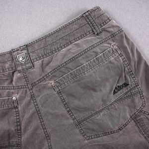 Kuhl Revolvr Rogue Pants Mens 34x32 Vintage Patina Dye Cargo Outdoor Utility